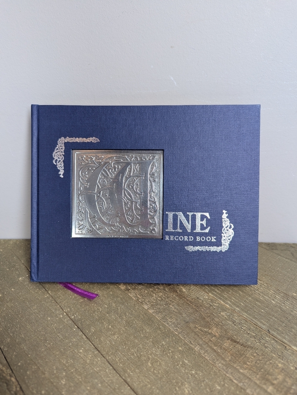 Royal Selangor Wine Record Book Pewter Cover Journal Tasting Notes Gift New 8x6
